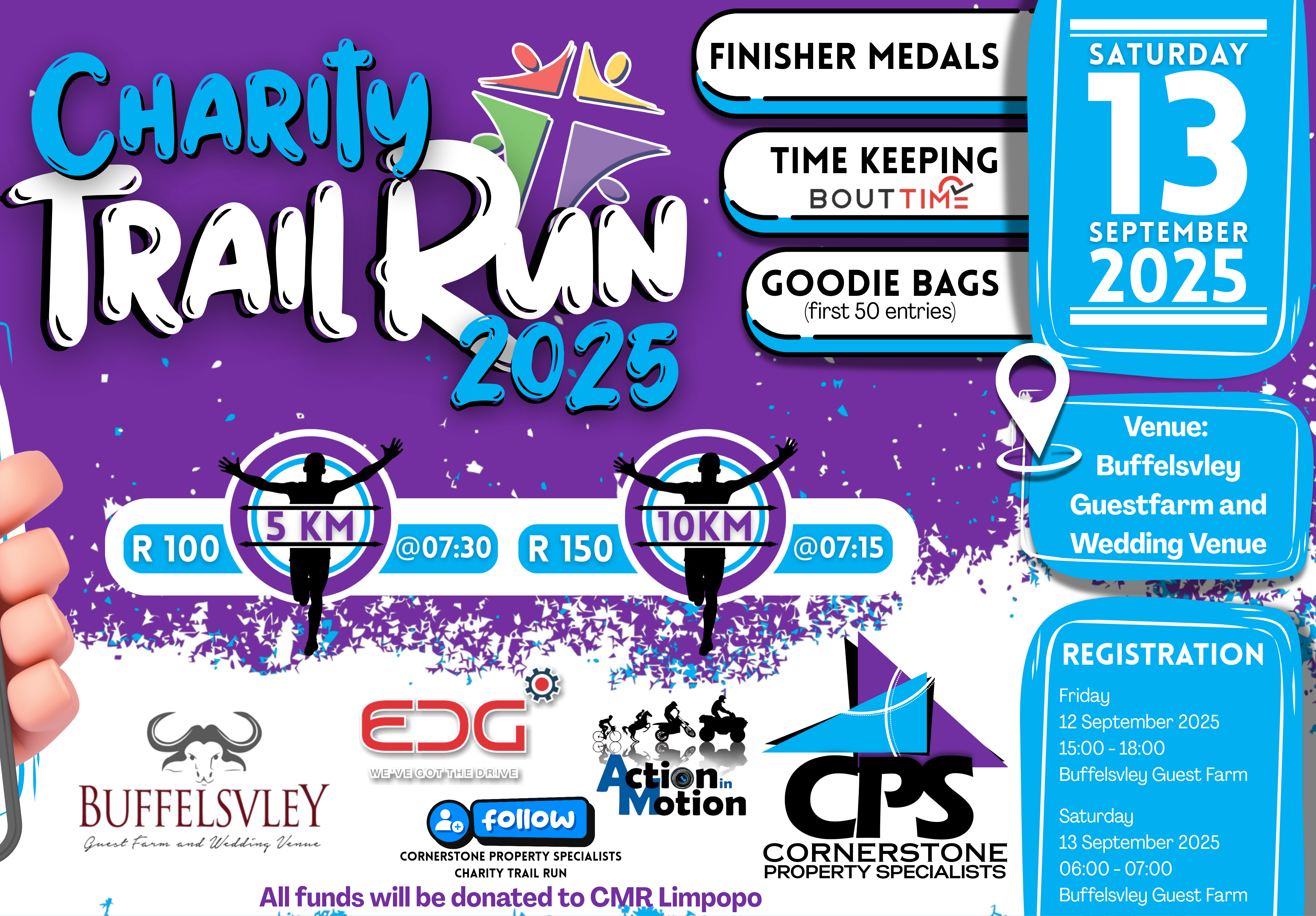 Cornerstone Property Specialists Charity Trail Run